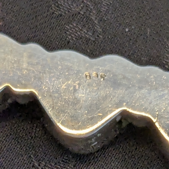 π Opal Heart Sterling Silver Necklace Man-made Opal 925 Silver - Picture 7 of 10